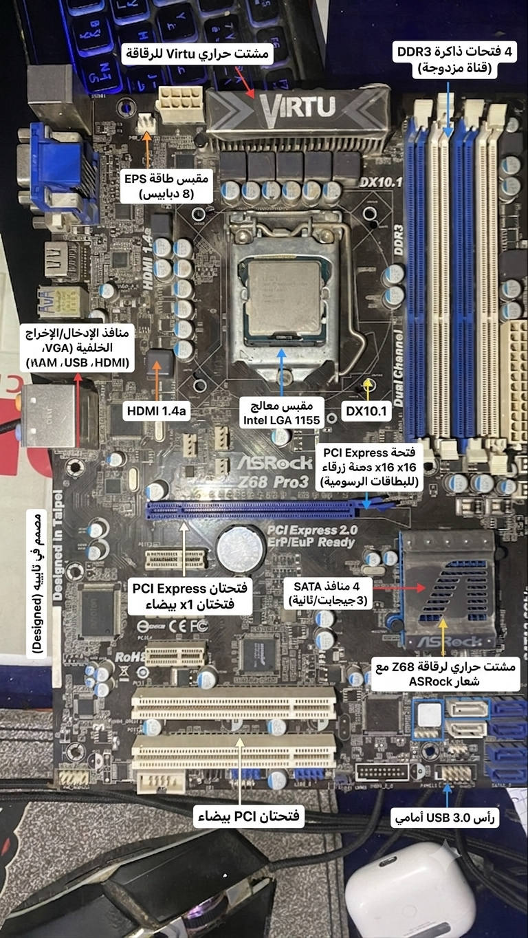 Motherboard Detailed Diagram